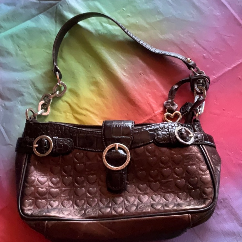 Brighton Trixie Shoulder Bag Quilted Hearts